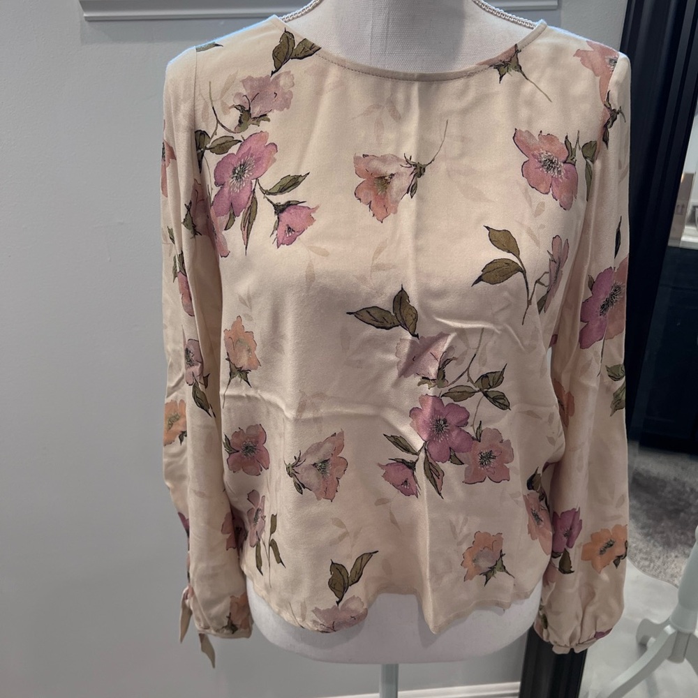 Floral Cream Blouse